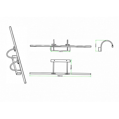 Подсветка для картин Arche ZRS.2826.18