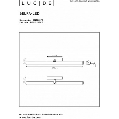 Подсветка для картин Belpa-led 39210/10/11