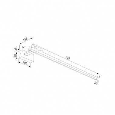 Подсветка для картин Acento 40155/LED
