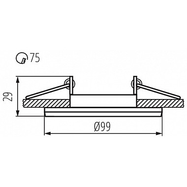 Точечный светильник COLIE 26742
