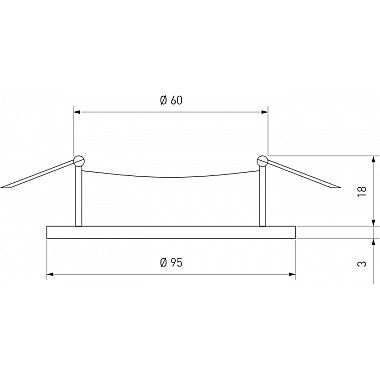 Точечный светильник Dorma 25001/01