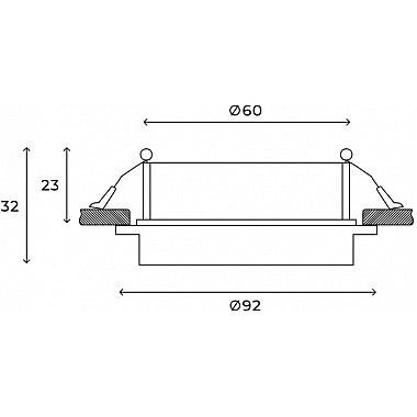 Точечный светильник Vestby HSBL_0119