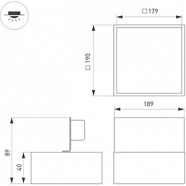 Точечный светильник GRIGLIATO 045700