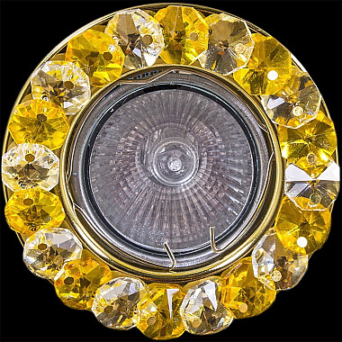 Точечный светильник 01714-9.0-001MN MR16 GD/CL+YL