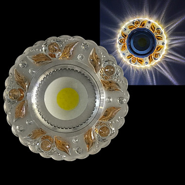 Точечный светильник 42236-9.0-001PL MR16+LED3W CL/TEA