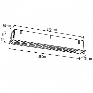 Точечный светильник Blau 9134