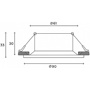 Точечный светильник Glow HSBL_0102