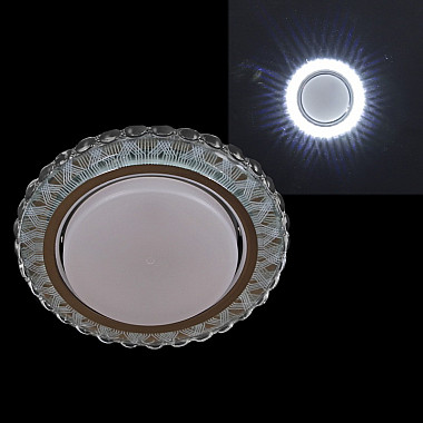 Точечный светильник 53207-9.0-001PT GX53+LED4W CL