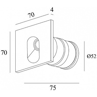 Подсветка для лестниц и ступеней DK1011 DK1014-DG