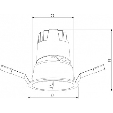 Точечный светильник Inline 25090/LED