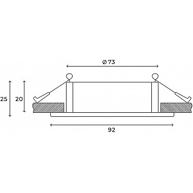 Точечный светильник Breeze HSBL_0099