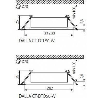 Точечный светильник DALLA 22432