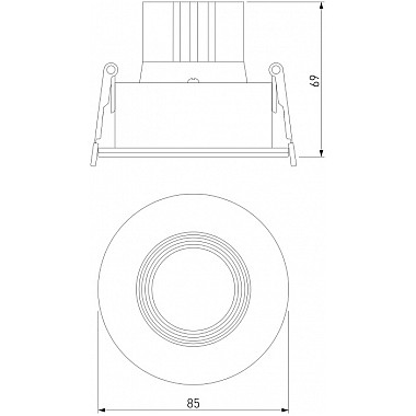 Точечный светильник Artis 25096/LED