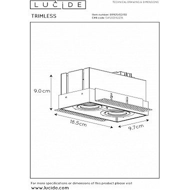 Точечный светильник Trimless 09925/02/30