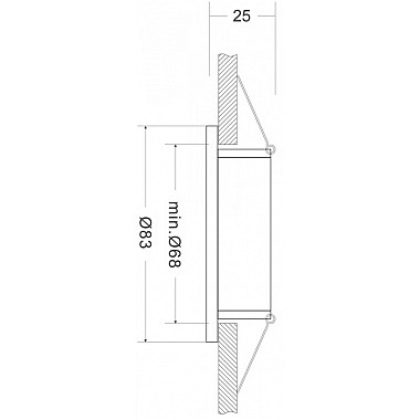 Точечный светильник Alioth 110023