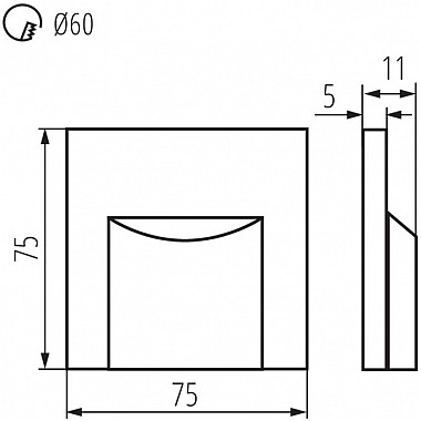 Подсветка для лестниц и ступеней ERINUS 33320