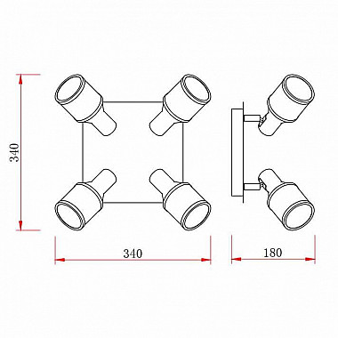 Спот Rivoli Elektra 7046-704 Б0047284