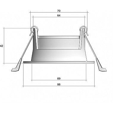 Точечный светильник 0830301