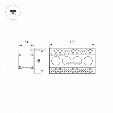 Точечный светильник ORIENT 032224