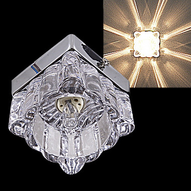 Точечный светильник 17944-9.5-001HB(with base) G9 CR