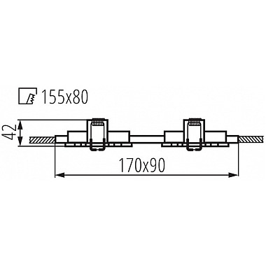 Точечный светильник SEIDY 18282