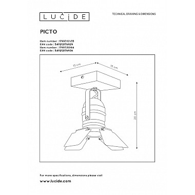 Спот Picto 17997/01/66