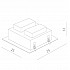 Точечный светильник Cardani Medio A5930PL-4WH