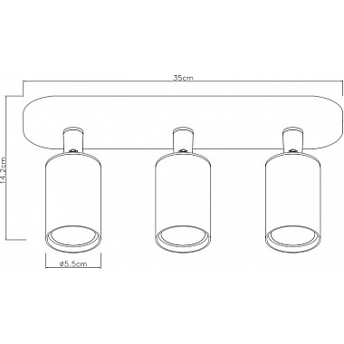 Спот Aquarius A3226PL-3BK