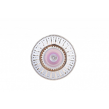 Точечный светильник N1582 N1582-White+Gold stripe