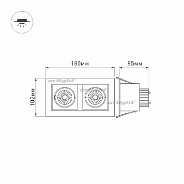 Точечный светильник KARDAN 024127