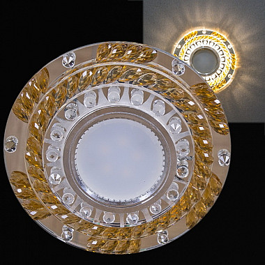 Точечный светильник 22092-9.0-001PL MR16+LED3W CL+GD