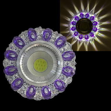 Точечный светильник 42225-9.0-001PL MR16+LED3W CL/PP