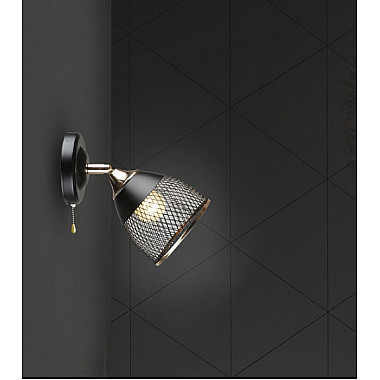 Спот Aniko WD3637/1W-BK-FGD-BK