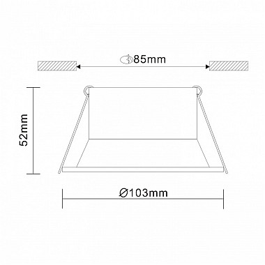Точечный светильник Grosi ST207.508.01