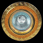 Точечный светильник 01021-9.0-001AK MR16 SG+GD