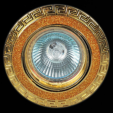 Точечный светильник 01021-9.0-001AK MR16 SG+GD