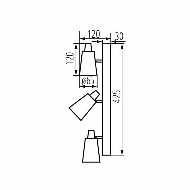Споты Kanlux SEMPRA EL-3I B-SR 33095