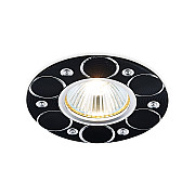 Точечный светильник Алюминий С Узором A808 BK/AL