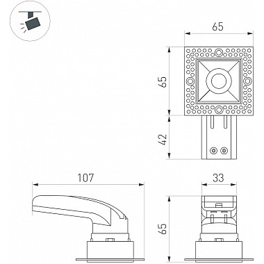 Точечный светильник RIALTO 048327