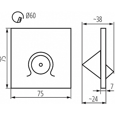 Подсветка для лестниц и ступеней MEFIS 32497