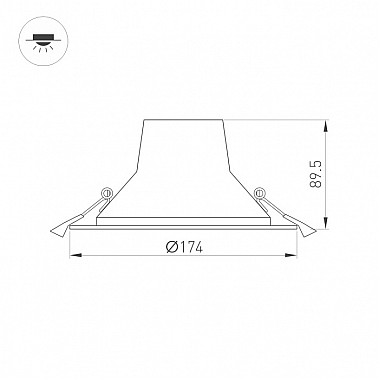 Точечный светильник LEGEND 027313