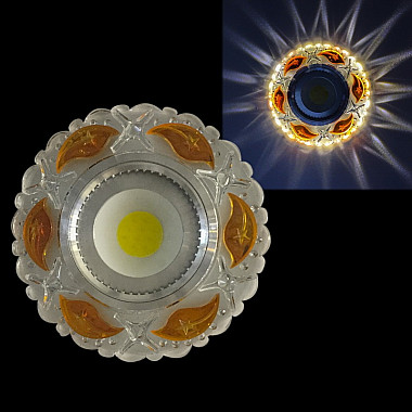 Точечный светильник 42226-9.0-001PL MR16+LED3W CL/BN