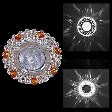 Точечный светильник 00755-9.0-001CN MR16+LED3W CL+TEA