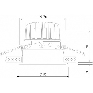 Точечный светильник Osti 25081/LED