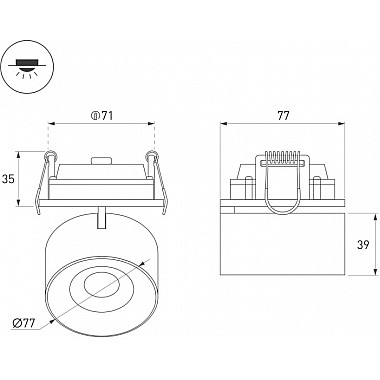 Точечный светильник PLURIO 037999