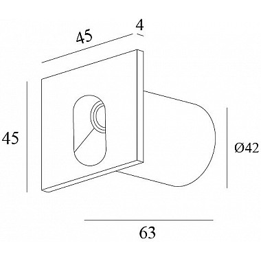 Подсветка для лестниц и ступеней DK1011 DK1012-WH