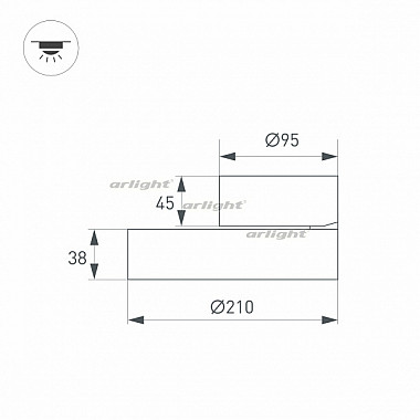 Спот RONDO FLAP 028167