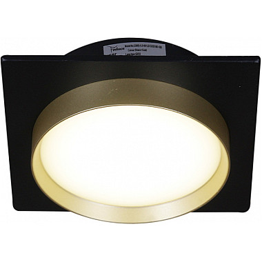 Точечный светильник 53005-9.0-001LD GX53 BK+GD