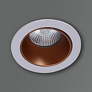 Точечный светильник 16085-9.0-001PT MR16 WT+ROSE GD