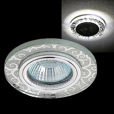 Точечный светильник 31605-9.0-001MN MR16+LED3W WH